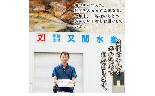 鹿児島県産！干物詰め合わせ(5種)国産 九州産 魚介 ひもの 干物 乾物 鯵 あじ かますな きびなご ウルメ セット 詰合せ【又間水産】akn001-02