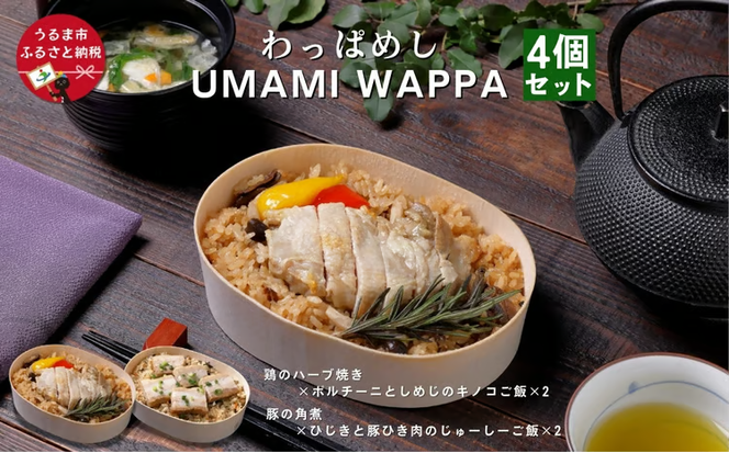わっぱめし UMAMI WAPPA 4個セット