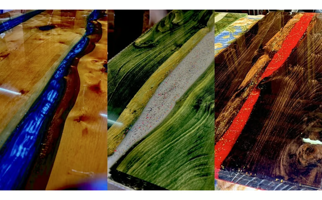 A098 リバーテーブル　Sサイズ　引換券（天板のみ、プレーンタイプ）