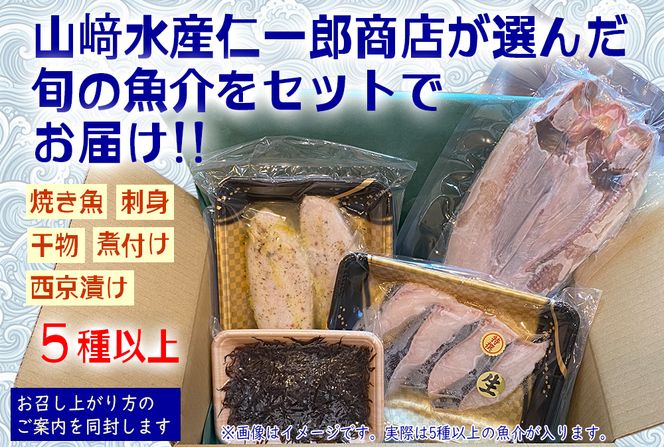 北海道産 旬の魚介 5種以上 豪華 お楽しみ詰め合わせ セット