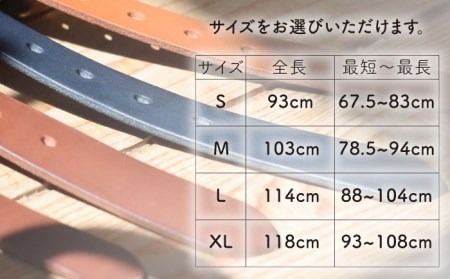 【2.4cm幅】一枚革仕立て の ベルト 糸島市 / LADIES＆GENTLEMEN 革 レザー 革製品 [ADK051] 革ベルト メンズ レディース ベルト 本革 カジュアル
