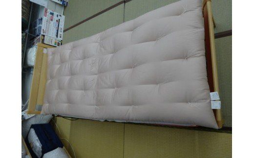 明治6年創業　ワタセ工場直売　コットンの王様エジプト綿入り敷ふとん（ピンク）【CW57W1】