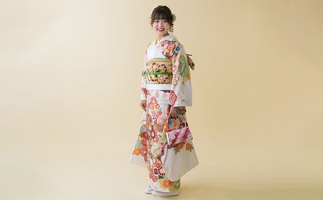 十日町友禅ブランド振袖 着物 和装 女性