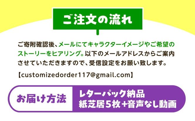 ＼世界でひとつ／ AI紙芝居 【納品 紙芝居5枚＋音声なし動画データ付き】 紙芝居 愛西市 / 株式会社プロスパージャパン[AEAK014]