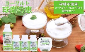 球磨酪農おすすめ！球磨の恵み ヨーグルト（砂糖不使用） 詰合せ セット ヨーグルト1kg×1個・のむヨーグルト（450g×1本・150g×3本）※配送不可：沖縄・離島 乳製品 発酵食品 朝食 無糖 
