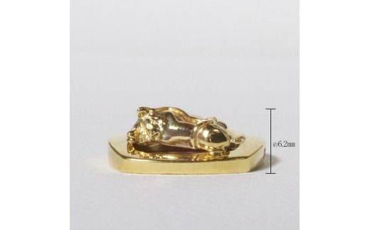 純金　K24　24金　フレーム付馬　BQ-137