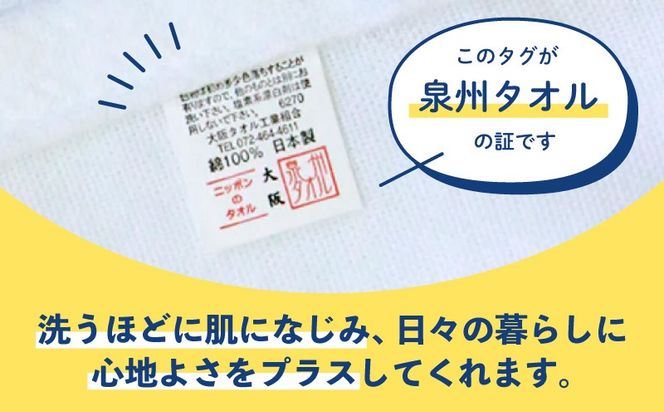099H3698 【スピード発送】ザ・泉州タオル （ホワイト 約34×86cm 12枚） ボーダーつきフェイスタオル