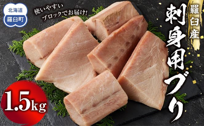 羅臼産刺身用ブリ　1.5kg 016942_AJ062