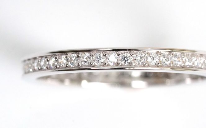 0.3ct フルエタニティリング ホワイトゴールド 管理番号RTJ-013 246-004-b