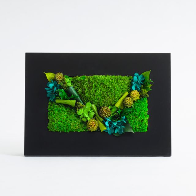 グリーンフレームL 花 お花 プリザーブドフラワー ギフト プレゼント お祝い 誕生日 お供え アレンジ インテリア 東京都 墨田区