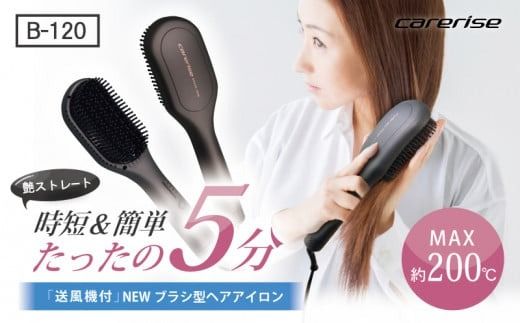 ブラシ型　ヘアアイロン Anjou、イオン発生付きのブラシ型ストレートヘアアイロン - 価格.com