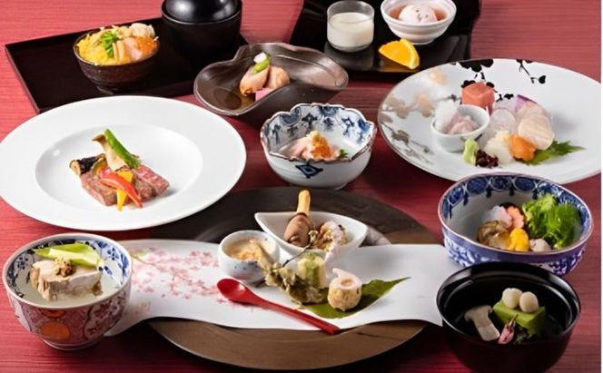 スカイツリー（R）ビューレストラン 簾【ディナーペア券】日本料理「簾会席」＋シャンパン・赤白ワイン各1杯＋東京スカイツリー（R）入場引換券 SKYTREE　入場券 優待券 お食事券 展望 SKYTREE 東京都 墨田区