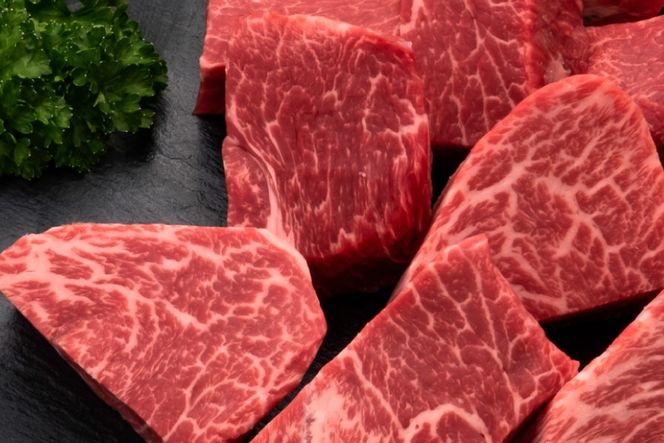 訳あり 肉 博多和牛 ヒレサイコロステーキ 600g [久田精肉店 福岡県 宇美町 um40bsi440001] 訳アリ 牛肉 牛 ヒレ サイコロステーキ 冷凍