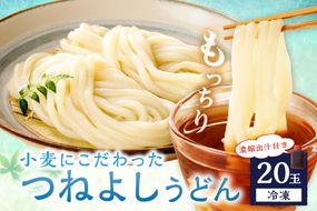京丹後つねよしの冷凍うどん 20玉入り（20食分） 濃縮出汁付き　KI00036