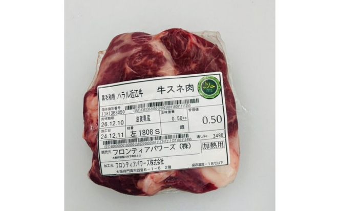 近江牛 スネ肉 500ｇ【 近江牛 ハラルビーフ スネ肉 澤井姫和牛 】 272230_AS034