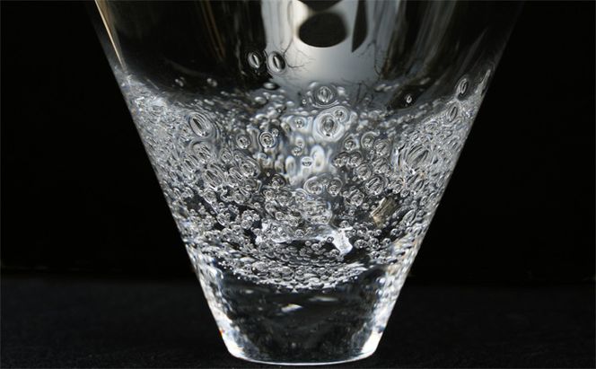 ア ワ グラス　泡クープシャンパン（クリアー）Sghr スガハラ ガラス キッチン雑貨 和 モダン テーブルコーディネート 桐箱入 おしゃれ シンプル 贈り物 プレゼント 