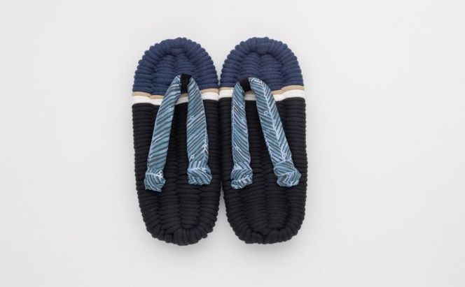 布ぞうり MERI 北斎 神奈川沖浪裏　布草履 室内履き 健康 洗える 墨田区