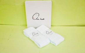 【 エアーかおる ベビマム 】 フェイスタオル 同色 2枚セット （ そよ風ブルー ） タオル 最軽量 日用品 普段使い 赤ちゃん 敏感肌 吸水