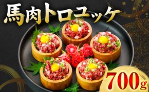 馬肉 トロユッケ 700g （50g×14パック） 馬肉 ユッケ ゆっけ トロ ヘルシー おつまみ 晩酌 丼 サラダ 冷凍 熊本県 八代市