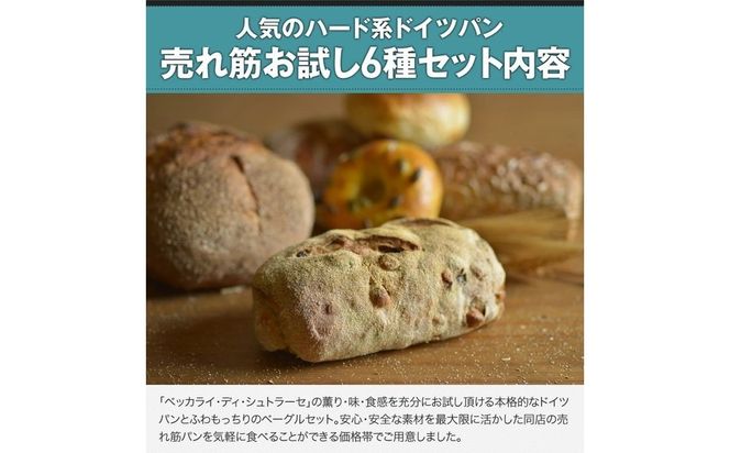 本格ドイツパン 6種セット | パン 冷凍 保存可 リベイク 詰め合わせ グルメ