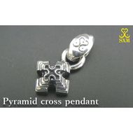 Pyramid cross pendant