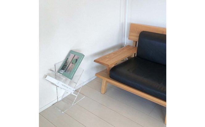 ブックシェルフ アクリル製  1台 川崎市自社工場一貫生産品 141305_MH15