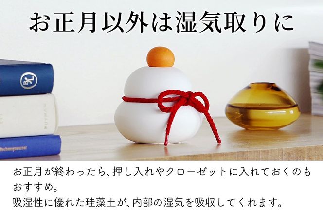 soil KAGAMI MOCHI S【ソイル 珪藻土 鏡餅 鏡もち 装飾 日本製】|drlz-280101a