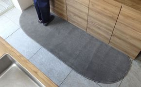 diw0357 北欧風キッチンマット ラグマットタイプ 65×255cm ゆりかご型 スチール 抗菌防臭 SEK 織人しきもの屋工房