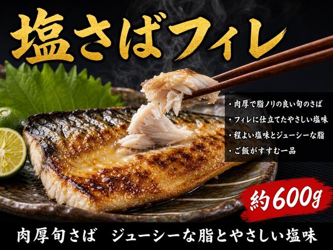 【ご家庭用訳あり】人気の塩さばフィレ＆紅鮭切身セット計1kg◇ ※離島への配送不可