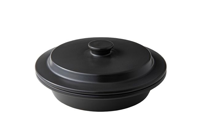 PETARI Shallow Pot 30cm Jet Black（ブラック）-[G632-3]