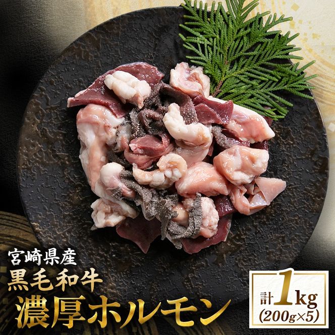 【食べログ百名店】倉薗牧場 国産黒毛和牛ミックスホルモン 200g×5P（牛肉 黒毛和牛 和牛 ホルモン 焼肉 BBQ 人気）
