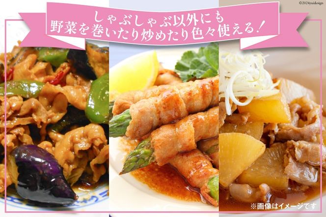 豚肉 しゃぶしゃぶ 宮崎県産 豚もも肉 スライス 300g ×7p 計 2.1kg [甲斐精肉店 宮崎県 美郷町 31as0114] 小分け 冷凍 真空パック 薄切り 国産