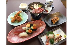 寿し処あおきや　お食事券（50000円分） チケット お寿司 お刺身 焼きあなご バリアフリー イス席 個室 セット 