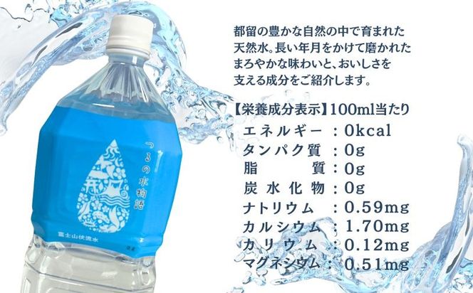 天然水＜２L×6本＞つるの水物語 　AF088