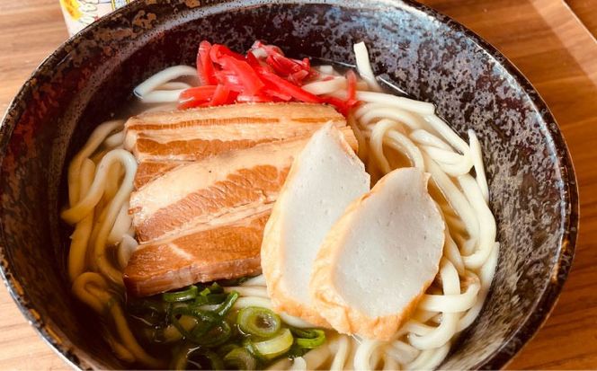 沖縄そば (豚三枚肉) 8食セット おきなわそば お土産 取り寄せグルメ ギフト おすすめ  沖縄市 / だるまそば[BCAO004] 