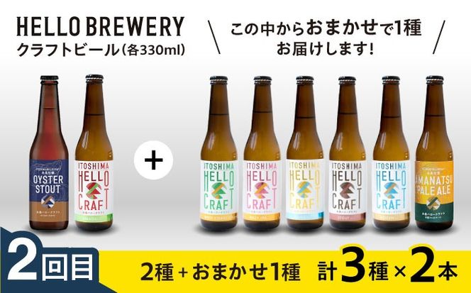 【全3回定期便】ご当地ビール飲み比べ定期便 クラフトビール 地ビール 糸島市[AAH014]