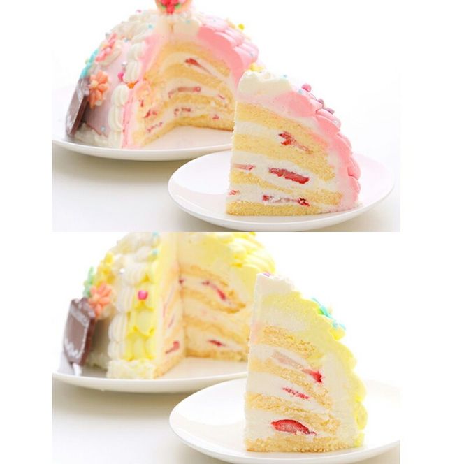 【いちごのバースデーケーキ】プリンセスドールケーキ［125L02］