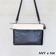 レディース　国産　キャンパスショルダー　7M8-1062（ナチュラル×ネイビー）