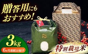 【全6回定期便】 とくべつ の中の とくべつ  特別栽培米 夢つくし 3kg 【築上町】 / itoshimacco / 株式会社やました[ABEX003]