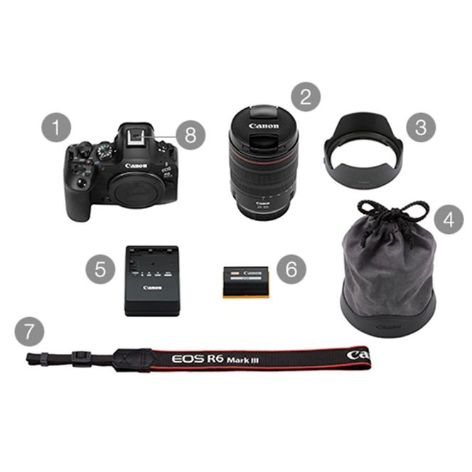 【Canon】 キヤノン ミラーレス カメラ EOS R6 MarkⅢ USMレンズキット Mark3 一眼 家電_0062C