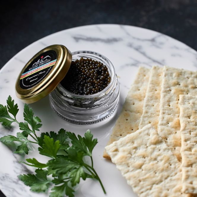 【純国産キャビア】ロイヤルシベリアンキャビア 60g 皇帝の涙 国産 チョウザメ 魚卵 宮崎県