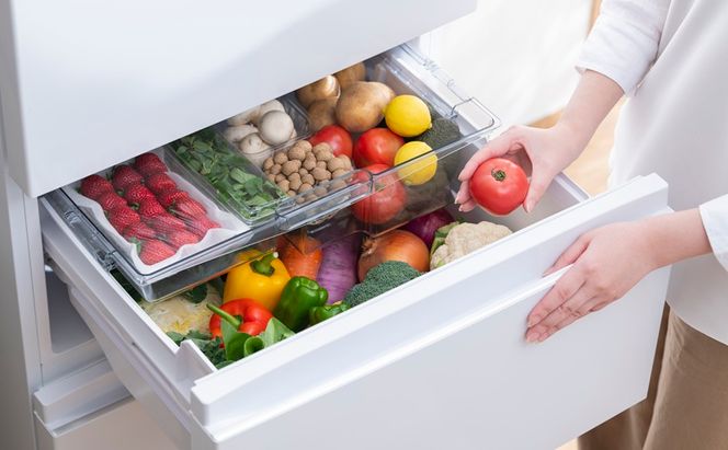 冷凍冷蔵庫 370L 自動製氷機能付 IRSN-I37A-W ホワイト 冷蔵庫 370L アイリスオーヤマ 冷凍冷蔵庫 冷凍室が大きい 2段冷凍室 ファン式 自動霜取り 霜取り不要 野菜室 真ん中 急冷モード 右開き 二人暮らし 家庭用 まとめ買い 大凍量