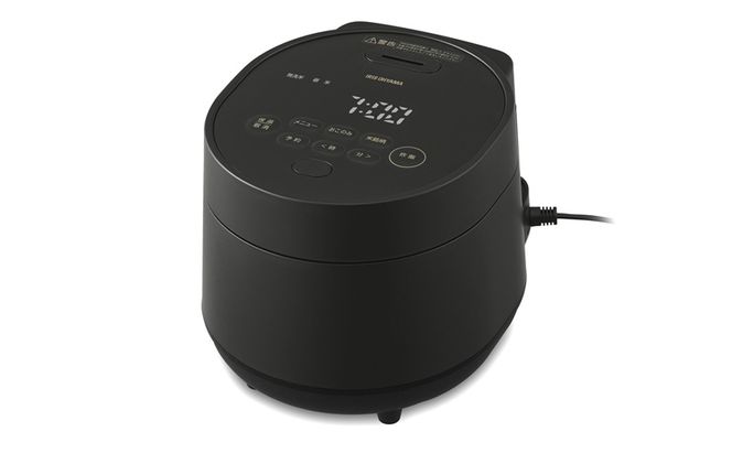 ジャー炊飯器 3合 RC-MGB30-B ブラック 炊飯器 3合 一人暮らし用 3合炊き アイリスオーヤマ マイコン おしゃれ 銘柄炊き 50種 自動調理 30種 低温 ヘルシーメニュー 早炊き 低糖質 食物繊維 冷凍ごはん 炊飯ジャー