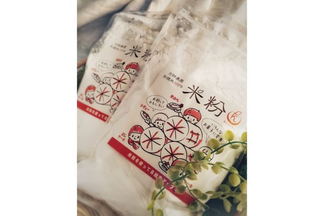 古跡農園の 有機米 100％ 米粉 2.5kg (500g×5袋)[ グルテンフリー ヘルシー 揚げ物 焼菓子 パン ケーキ 小分け 料理 ] 加工食品 お米 