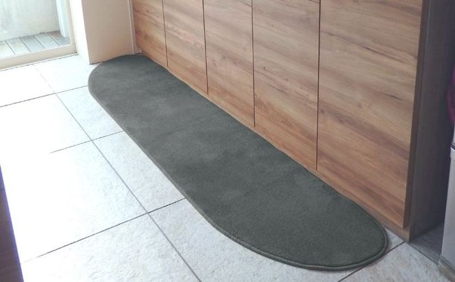 diw0189 北欧風キッチンマット ラグマットタイプ 45×270cm ゆりかご型 スチール 抗菌防臭 SEK 織人しきもの屋工房