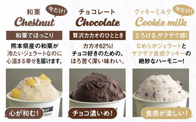 【秋冬限定】糸島で行列のできるアイスクリーム屋 ジェラートカップ10個セット:ミルク5種類×各2個(ピスタチオ,塩,和栗,チョコ,クッキーミルク) 糸島市/Loiter Market[AGD014]