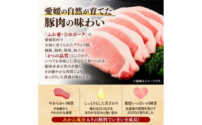 ふれ愛・媛ポーク 豚ロース 1.2kg 焼肉用・生姜焼き用 各600g｜ 愛媛県産 ブランド豚 冷凍 BBQ 子ども にも人気 豚肉 豚 butaniku ロース 料理 やきにく しょうがやき 20,000円 愛媛県 鬼北町