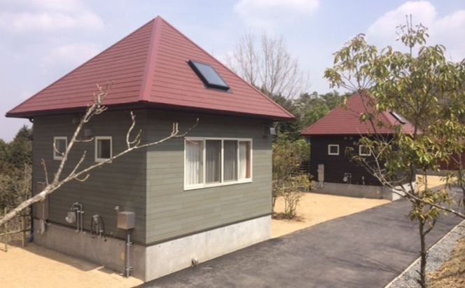 赤磐市 吉井竜天オートキャンプ場（ コテージ 利用券 ） キャンプ アウトドア 旅行 キャンプ場 宿泊券