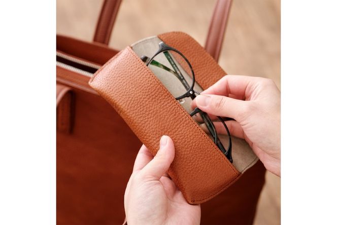 SOMES GL-14 メガネケース ブラウン [ソメスサドル 北海道 砂川市 12260918] ソメス バッグ メンズ レディース 本革 革 革製品 鞄 かばん レザー