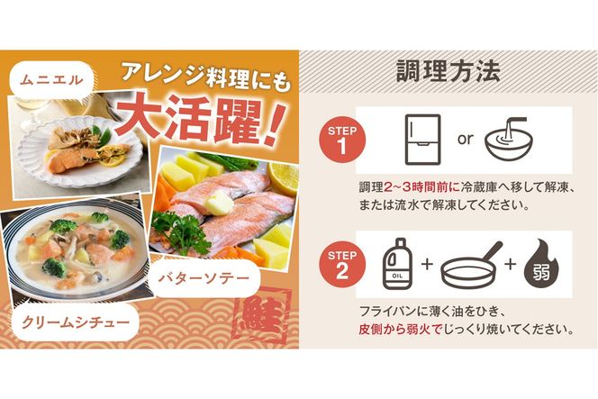 【C-173】【訳あり】塩銀鮭切り身 甘塩仕立て(1.6kg)【隔月定期便(計2回発送)】